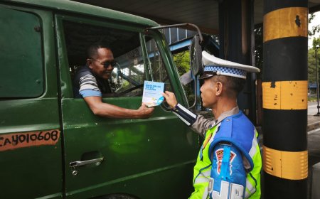 Ditlantas Polda Jatim Gencarkan Penertiban Lajur Tol di Operasi Keselamatan Semeru 2026