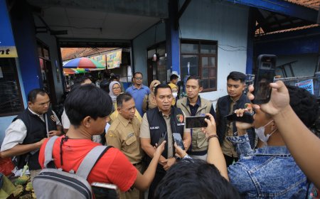 Antisipasi Kenaikan Harga, Satgas Pangan Polres Madiun Sidak Pasar