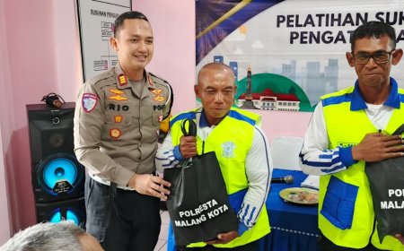 Polresta Malang Kota Latih Supeltas Perkuat Kamseltibcarlantas di Operasi Keselamatan Semeru 2026