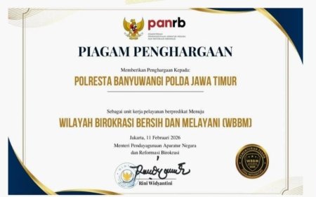 Polresta Banyuwangi Dinilai Layak Raih Zona Integritas Menuju WBBM 2025