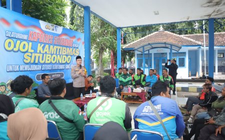 Polres Situbondo Gandeng Ojol Perkuat Pengawasan di Lokasi Rawan Kriminalitas