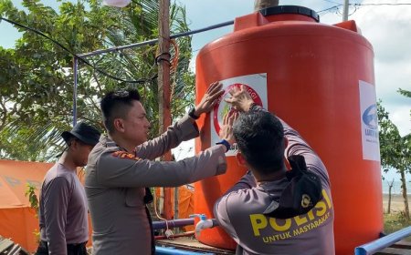 Mahasiswa STIK Angkatan 83 Bangun Sumur Bor untuk Warga Aceh Utara, Kapolres Sebut Wujud Nyata Kepedulian Polri