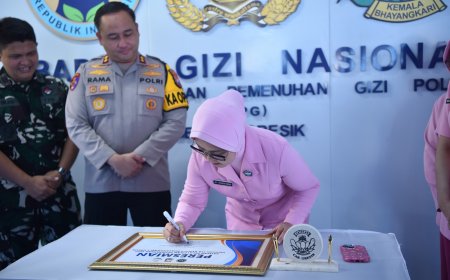 Resmi Beroperasi, SPPG Polres Gresik Bedilan Dukung Ketahanan Gizi