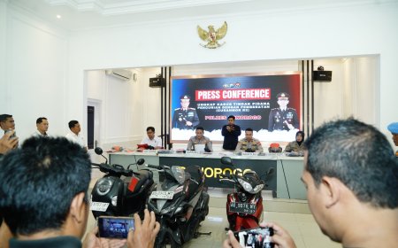Aksi Curanmor Pasutri Berakhir, Polres Ponorogo Bertindak