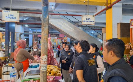 Polres Madiun Kota Turun Langsung Cek Ketersediaan Bahan Pokok di Pasaran