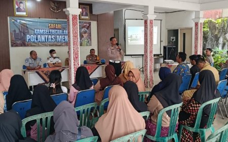 Satlantas Polres Jember Turun ke Jalan Sosialisasikan Jalur Rawan Kecelakaan