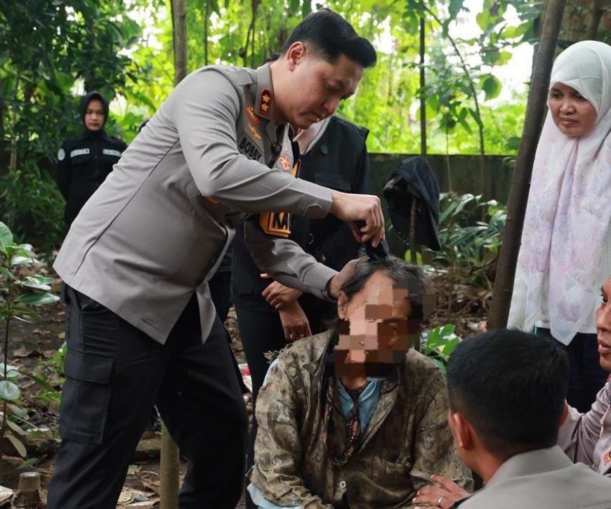 Polri Peduli, Polres Jember Selamatkan Lansia Tuna Wisma