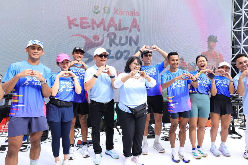 Semangat Charity Warnai Kemala Run 2026 di Bali, Target 10 Ribu Runner
