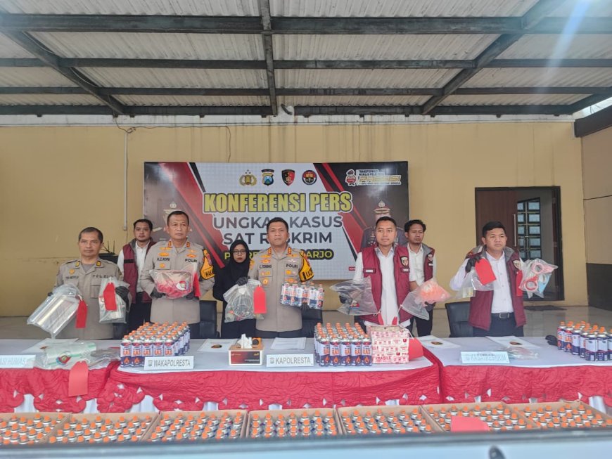 Pengoplosan LPG Subsidi ke Tabung Portabel Dibongkar Polresta Sidoarjo