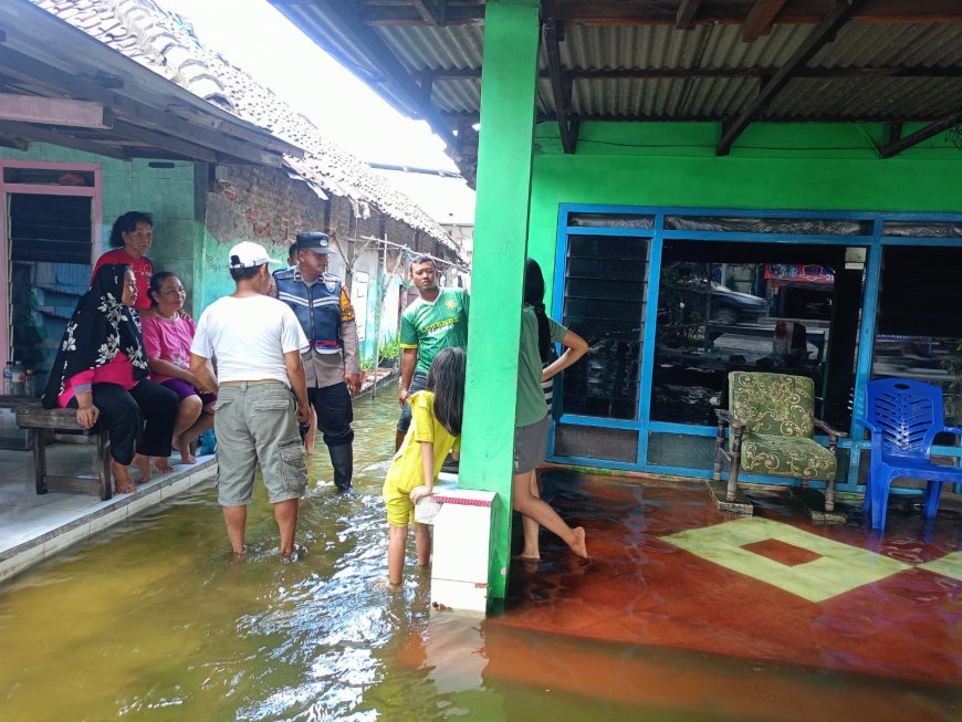 Polresta Sidoarjo Pastikan Kebutuhan Dasar Warga Terdampak Terpenuhi