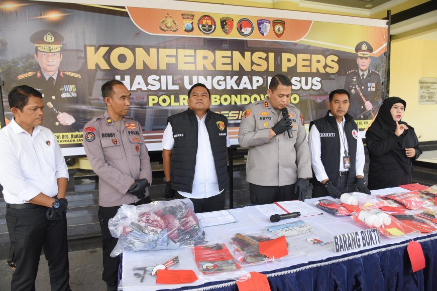 Polres Bondowoso Tegas Berantas Curanmor di Wilayahnya