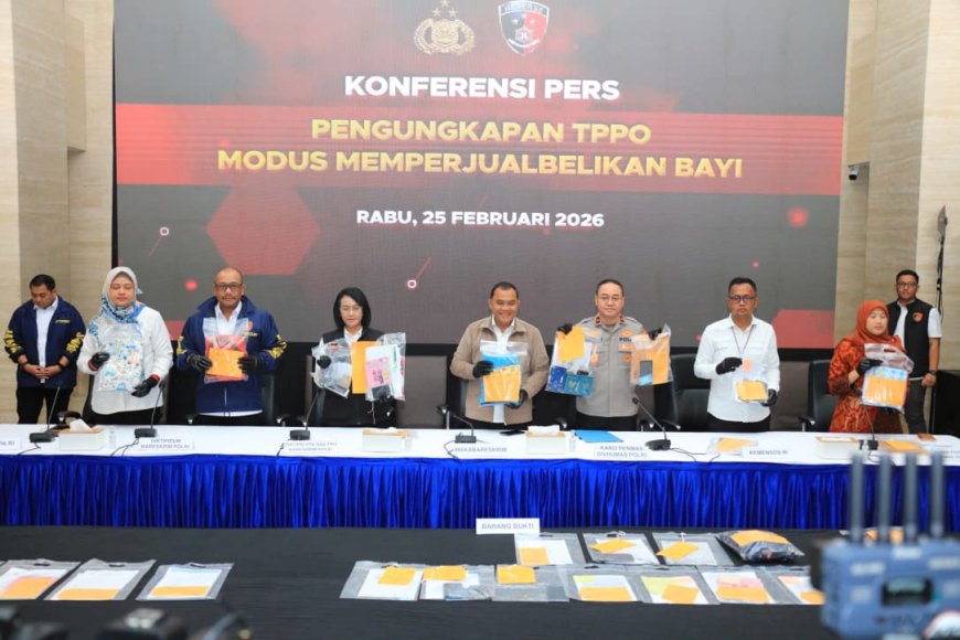 Polri Bongkar Praktik Ilegal Jual Beli Bayi Skala Nasional, 12 Tersangka Ditahan
