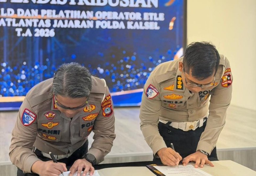Korlantas Polri Genjot Penegakan Hukum Elektronik di Polda Kalimantan Selatan