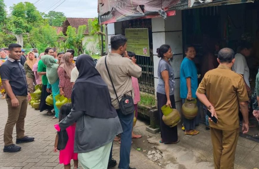 Sidak Mendadak, Polres Tulungagung Cek Stok LPG di Pangkala