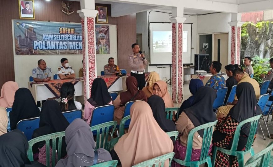 Safari Kamseltibcar Lantas, Polres Jember Petakan dan Sosialisasikan Titik Rawan