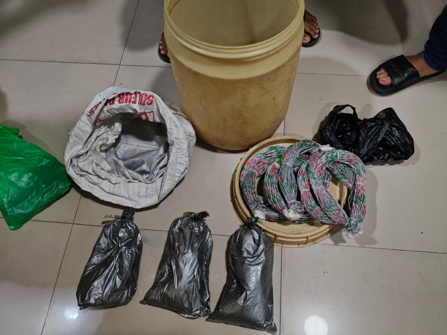 Polres Malang Ungkap Perakitan Petasan Tanpa Izin, 3 Kg Bubuk Disita