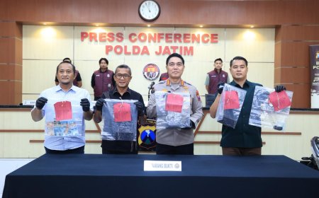 Jaga Ketentraman Ramadhan, Polda Jatim Bongkar Peredaran Bahan Peledak Ilegal   