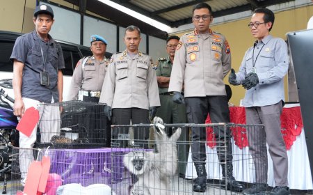 Kasus Satwa Langka Jaringan Internasional Diungkap Polresta Sidoarjo