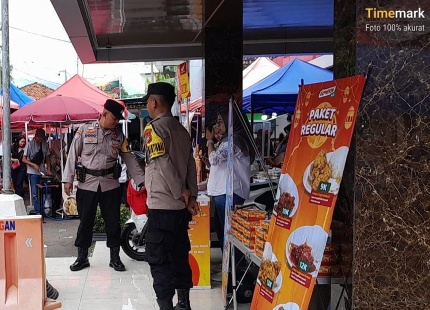 Pastikan Ketersediaan Aman, Polres Ngawi Sisir Pasar Tradisional