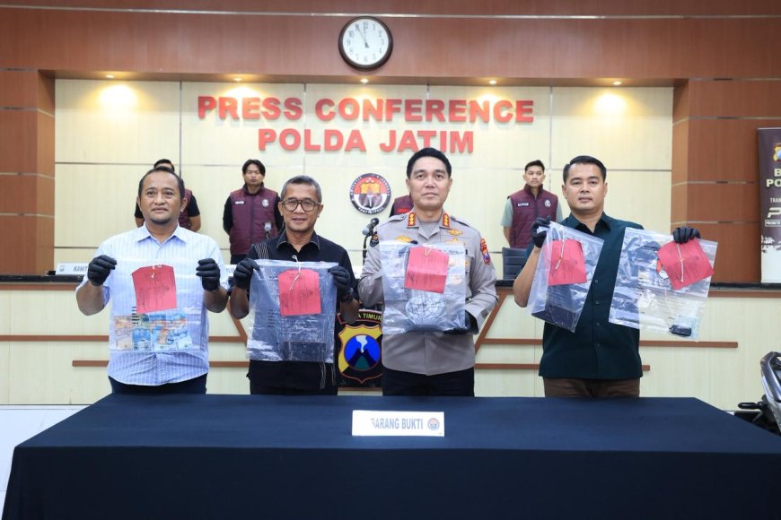 Jaga Ketentraman Ramadhan, Polda Jatim Bongkar Peredaran Bahan Peledak Ilegal   