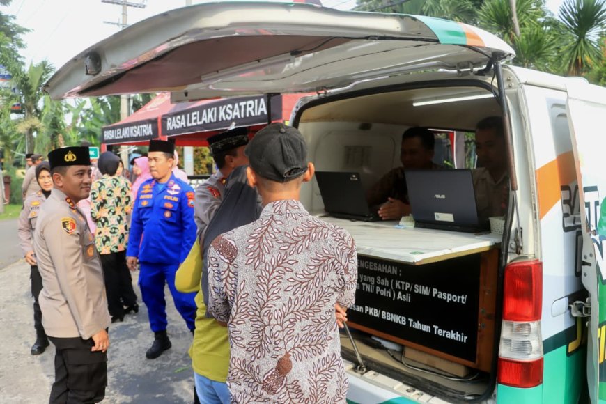 Polres Probolinggo Dekatkan Layanan Samsat Keliling dengan Warga