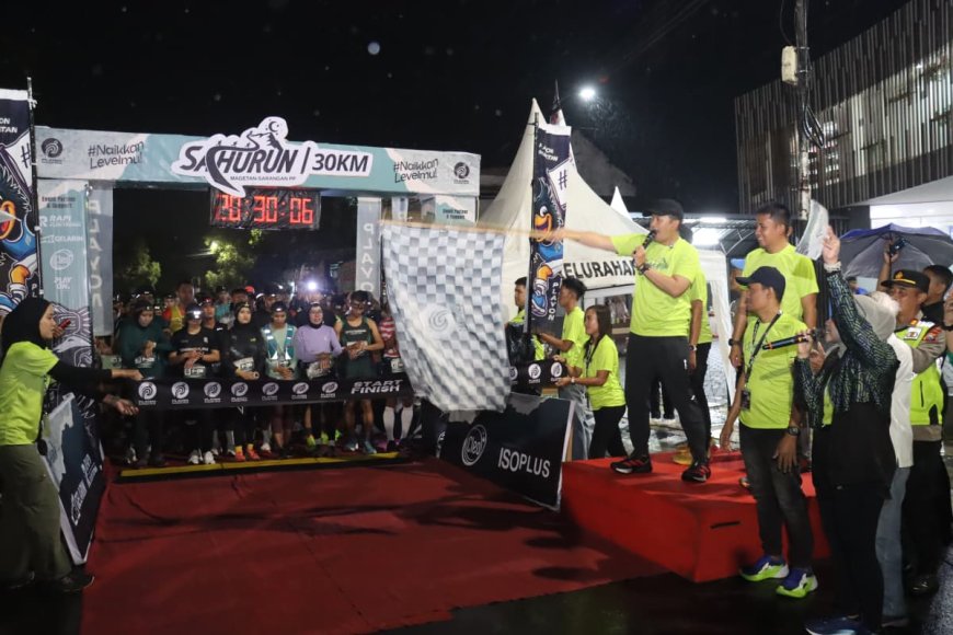 Sahurun 30K Jadi Ajang Silaturahmi Komunitas Pelari di Magetan