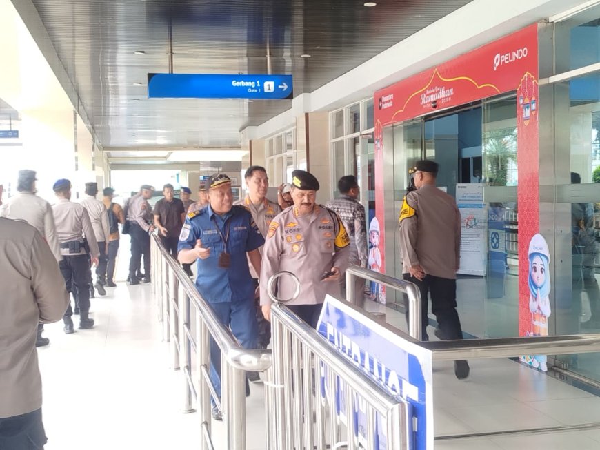 Antisipasi Mudik Lebaran, Polda Jatim Periksa Pos Terpadu Tanjung Perak