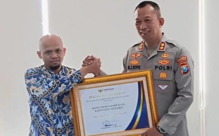 Polresta Sidoarjo Raih Pengakuan Pelayanan Prima dari Ombudsman RI