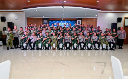 Soliditas Diperkuat, POM TNI dan Propam Polri Gelar Coffee Morning