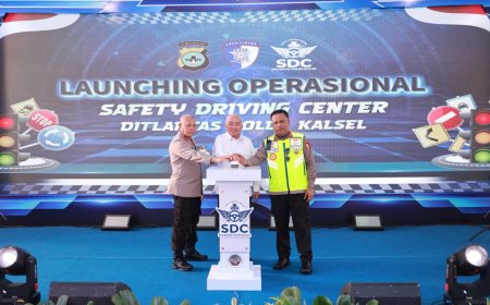 Kakorlantas Polri Resmikan Safety Driving Center untuk Tingkatkan Keselamatan di Kalsel