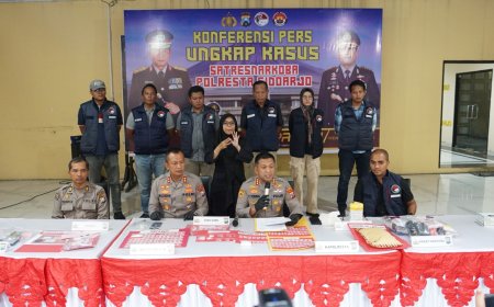 Polresta Sidoarjo Gagalkan Peredaran Narkoba, 4.000 Jiwa Terselamatkan