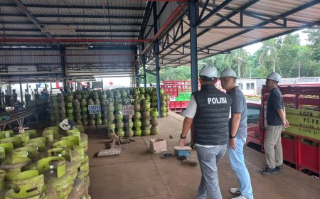 Polres Bondowoso Cek Distribusi LPG 3 Kg di Agen dan Pangkalan