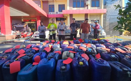 Polres Probolinggo Ungkap Penyalahgunaan BBM Bersubsidi, 7 Tersangka Diamankan