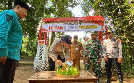 Jembatan Presisi Polres Probolinggo Permudah Akses Warga