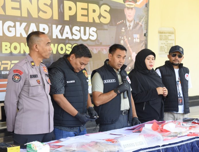 Polres Bondowoso Ungkap Jaringan Narkoba 5 Tersangka Pengedar Diamankan
