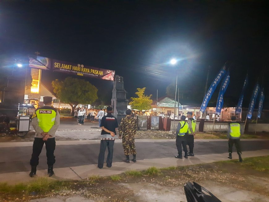 Polres Malang Perkuat Pengamanan Gereja Selama Ibadah Paskah
