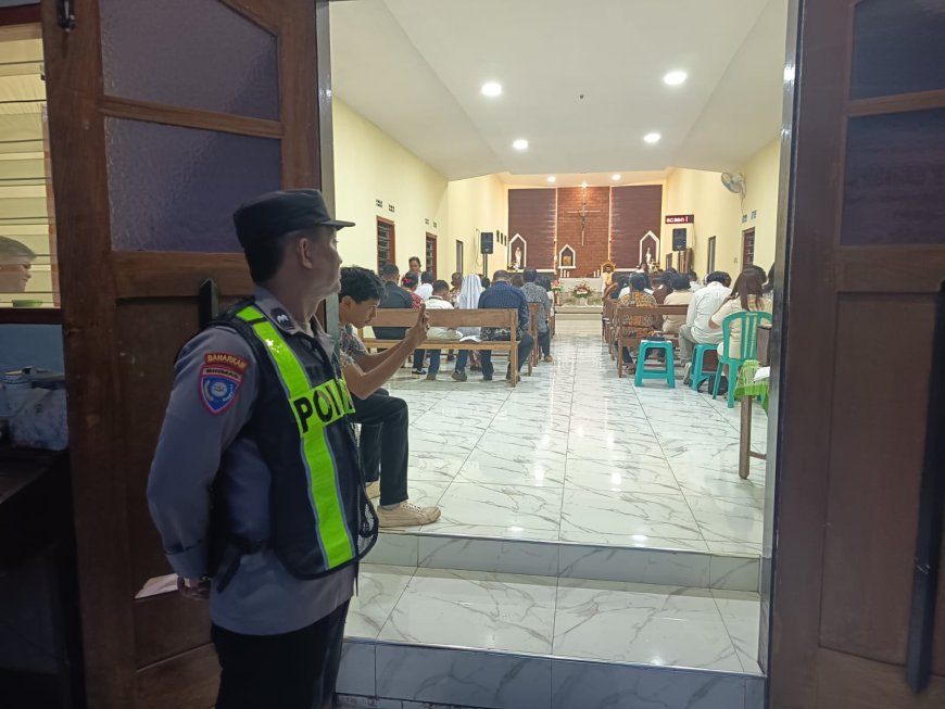 Polres Malang Pastikan Umat Beribadah dengan Tenang