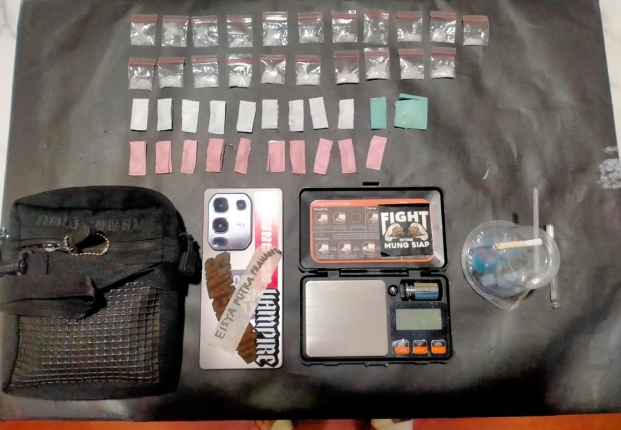 Polres Malang Amankan 21 Paket Sabu, Pengedar Ditangkap di Lawang