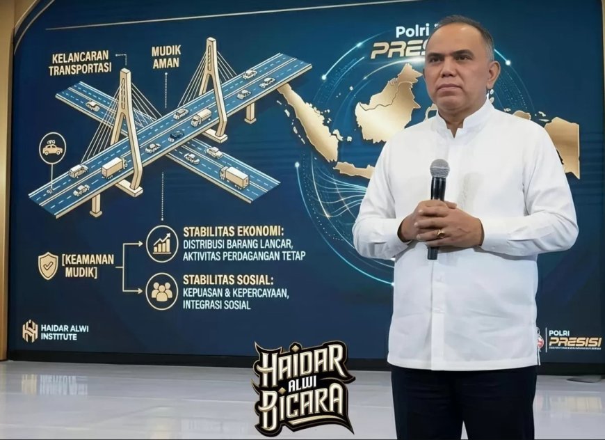 Haidar Alwi: Tingkat Kepuasan 85,3 Persen Bukti Kinerja Polri