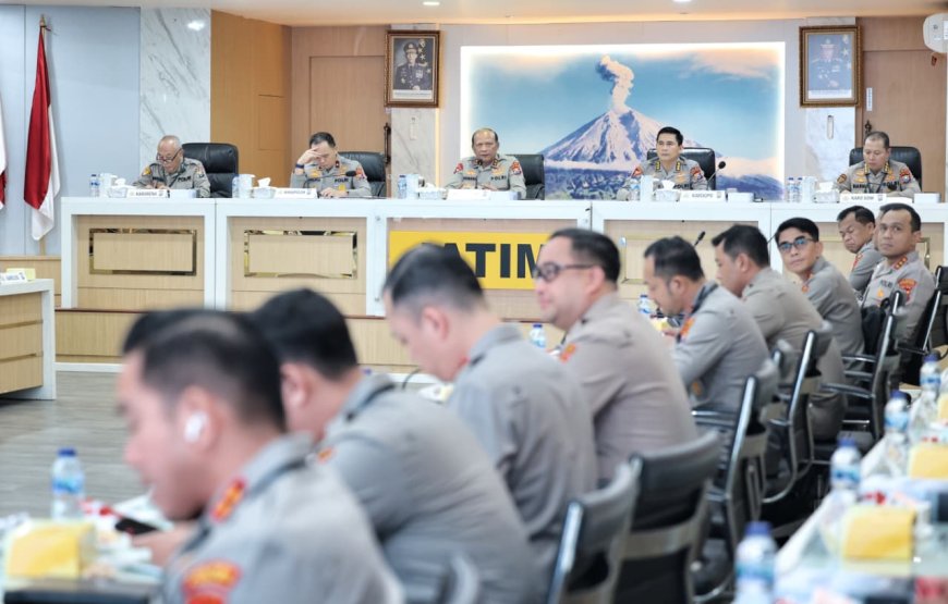 Pimpin Anev, Kapolda Jatim Sebut Kamtibmas Jatim Triwulan I 2026 Kondusif