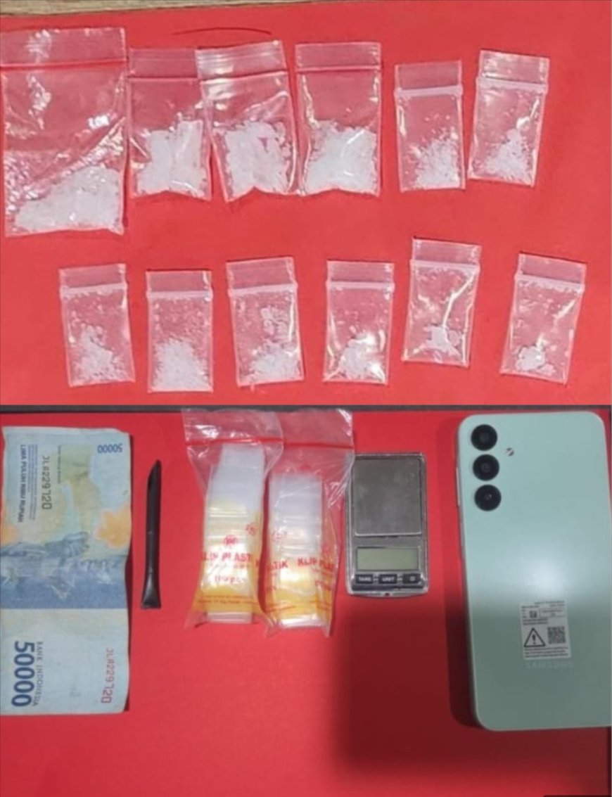 Polres Tanjungperak Gagalkan Peredaran Sabu di Surabaya