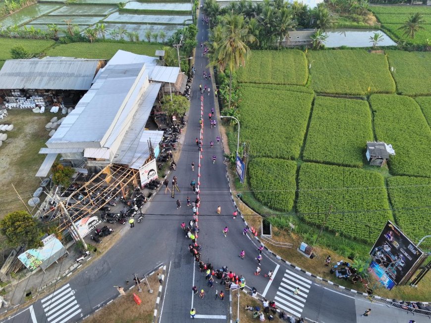 Kemala Run 2026 Dikawal Drone ETLE Presisi