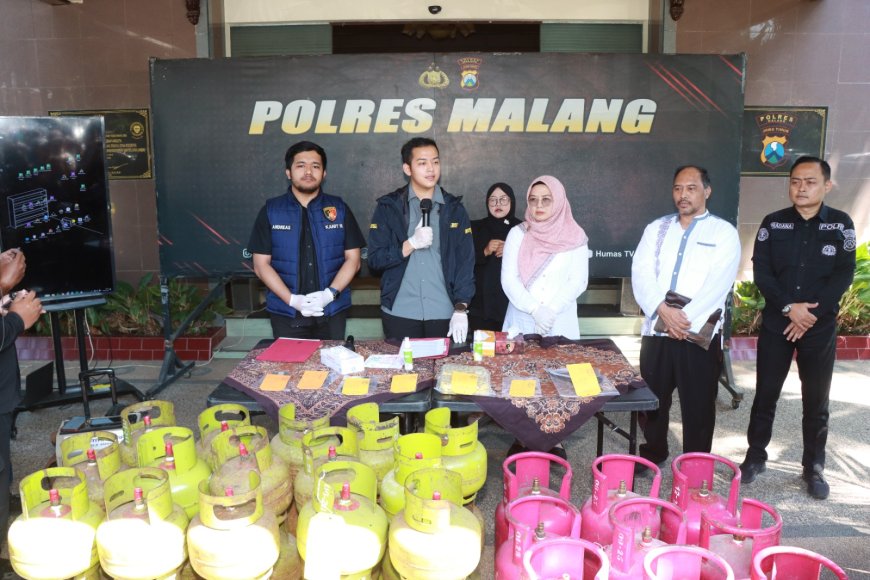 Sindikat Pengoplos LPG Ilegal Diamankan Polisi