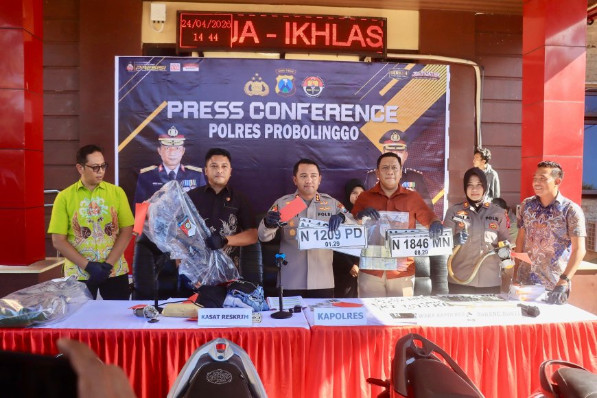 Polres Probolinggo Amankan 7 Pelaku Kejahatan Konvensional