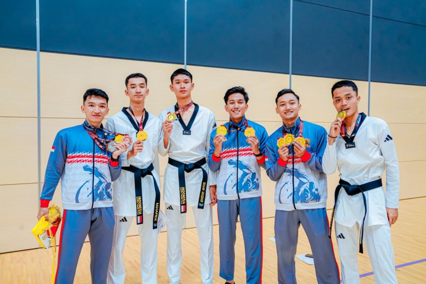 Garbha Presisi Ukir Sejarah, Sabet Juara Umum di Kejuaraan Taekwondo Jepang