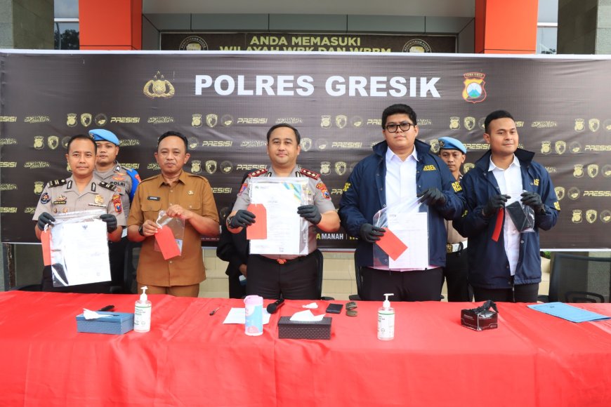 Polres Gresik Ungkap Penipuan ASN Bermodus Kelulusan Instan