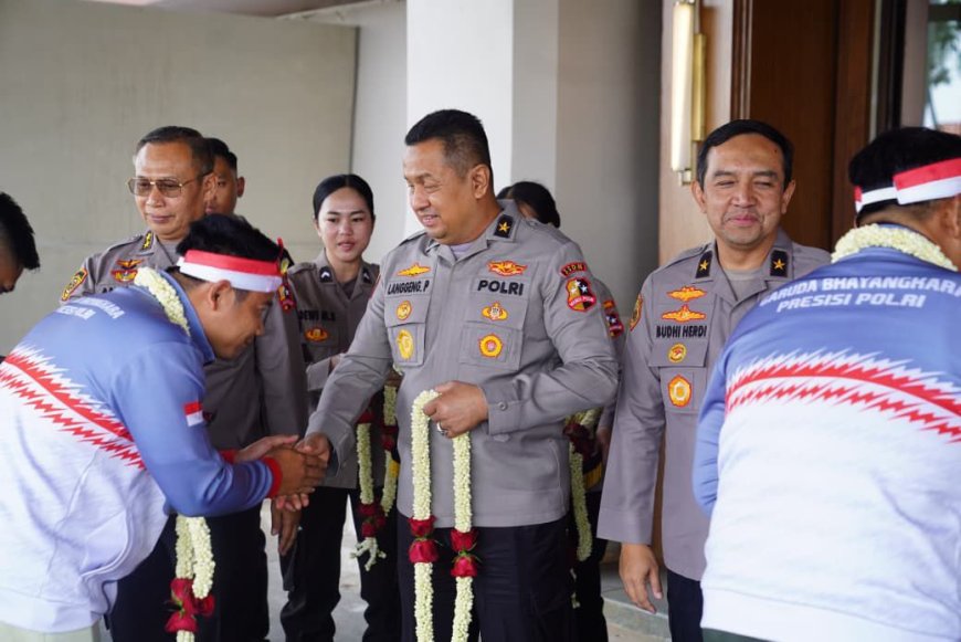 Garbha Presisi Pulang Bawa Juara Umum, Disambut As SDM Kapolri