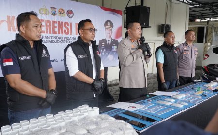 Polisi Amankan Barang Bukti Narkoba dalam Skala Besar