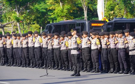 Ribuan Personel Disiagakan Polrestabes Surabaya untuk May Day 2026