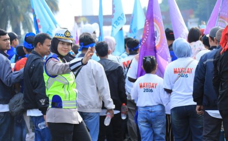 Polri Nilai Buruh Berperan Jaga Stabilitas